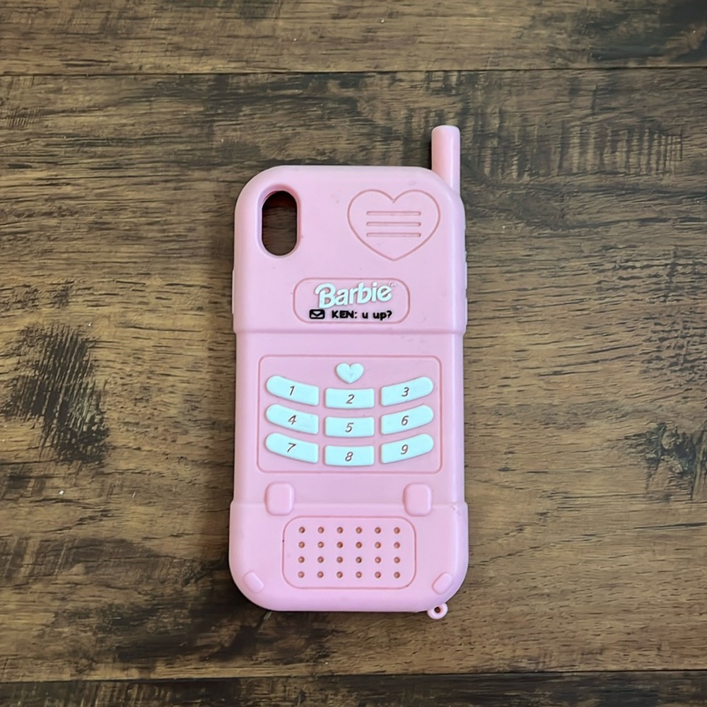 iphone xr phone case barbie ken fake phone